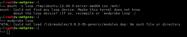 Errors when mounting loop devices in an LXC container