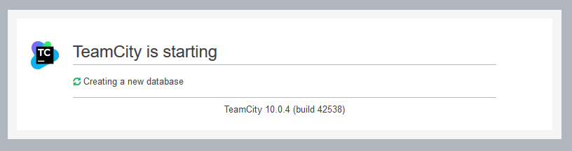 TeamCity is starting